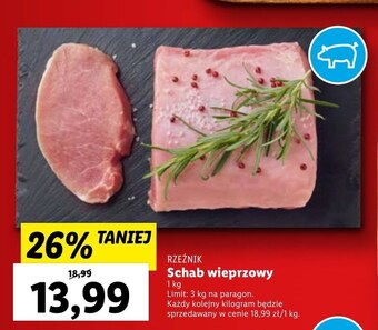 Lidl Schab wieprzowy rzeźnik oferta