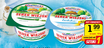 Gram Market Piątnica serek wiejski lekki 150 g oferta