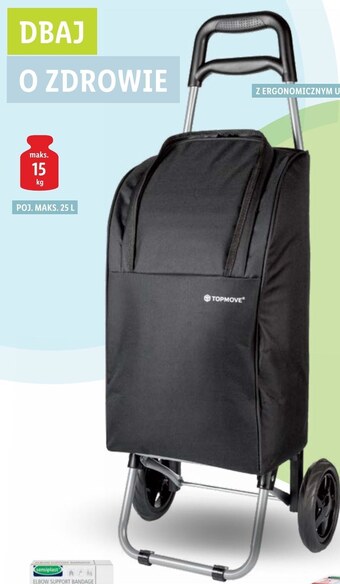 Lidl Wózek na zakupy topmove oferta