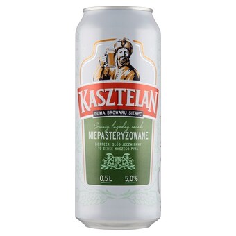 Selgros Kasztelan piwo jasne niepasteryzowane 500 ml oferta