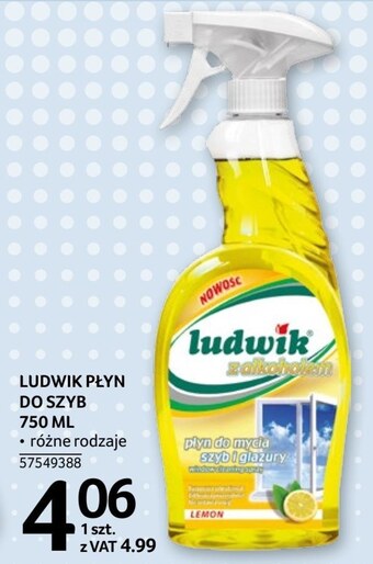 Selgros Płyn do mycia szyb ludwik oferta