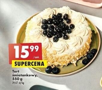 Biedronka Tort śmietankowy oferta