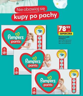 Biedronka Pieluchomajtki 5 junior pampers pants oferta