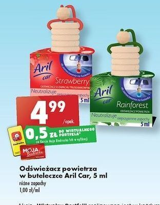 Biedronka Odświeżacz samochodowy rainforest aril car oferta
