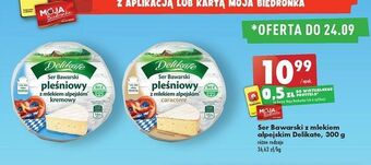 Biedronka Ser bawarski z mlekiem alpejskim kremowy delikate oferta