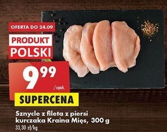 Biedronka Sznycle z fileta kurczaka kraina mięs oferta