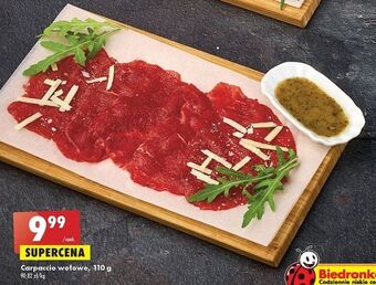 Biedronka Carpaccio wołowe oferta