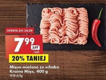 Biedronka Mięso mielone ze schabu kraina mięs oferta