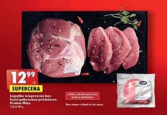 Biedronka Łopatka wieprzowa bez kości kraina mięs oferta