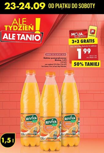 Biedronka Sok pomarańczowy riviva oferta