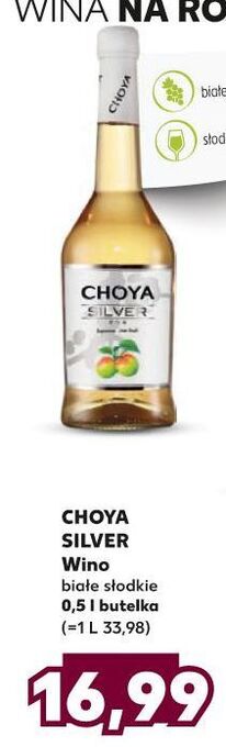 Kaufland Wino choya silver oferta