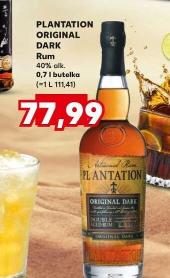 Kaufland Rum plantation original dark oferta