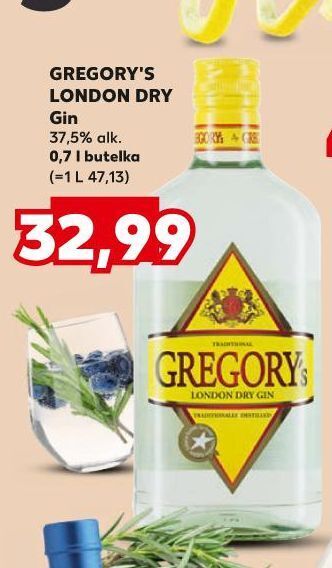 Kaufland Gin gregory's oferta