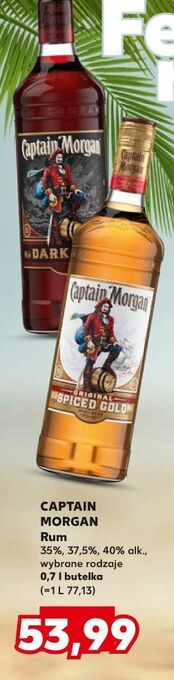 Kaufland Rum captain morgan dark oferta