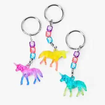 Claire's Best friends rainbow unicorn keychains (3 pack) oferta