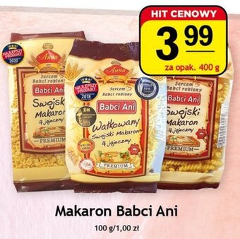 Gram Market Makaron Babci Ani 400 g oferta
