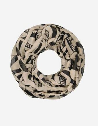 Takko Fashion Dział damski szal pętla - wzór na całej powierzchni oferta