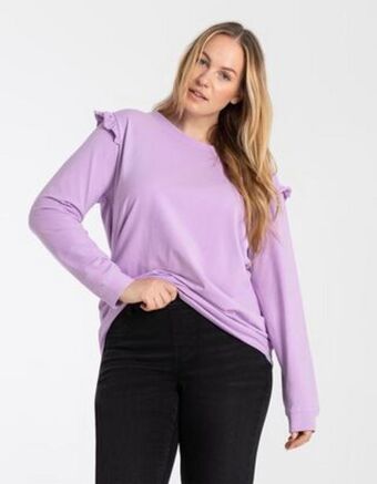Takko Fashion Dział damski koszulka z długim rękawem - falbany oferta