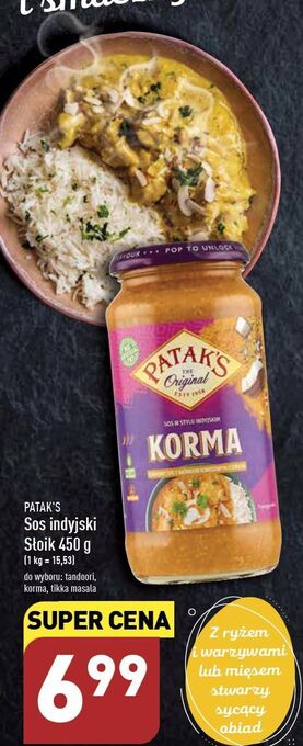 ALDI Sos tikka masala patak's oferta