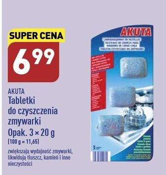 ALDI Tabletki do czyszczenia zmywarki akuta oferta