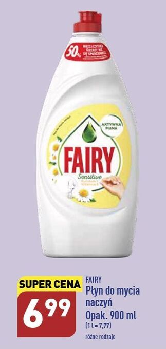 ALDI Płyn do mycia naczyń chamomile fairy sensitive oferta