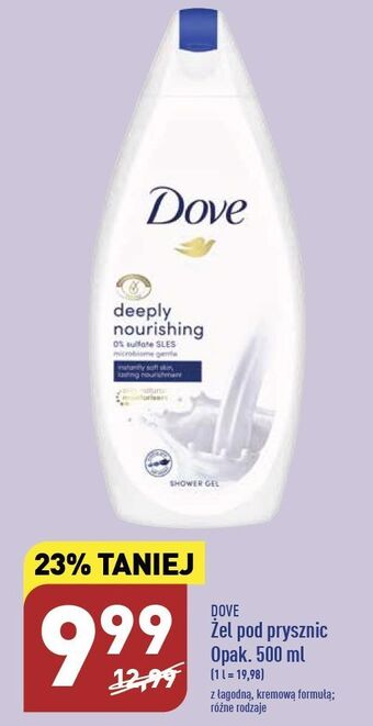 Żel pod prysznic dove deeply nourishing