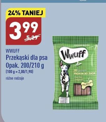 ALDI Przekąska dla psa higiena zębów wwuff oferta