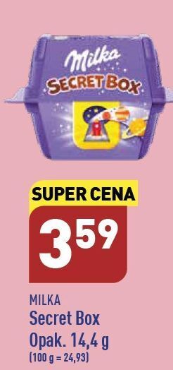 ALDI Czekoladki milka secret box oferta