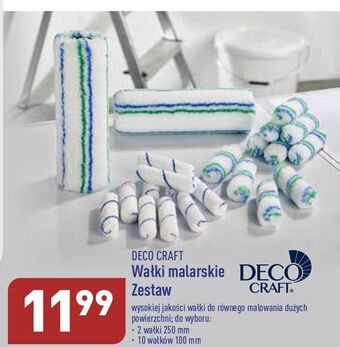 ALDI Wałki malarskie 250 mm deco craft oferta