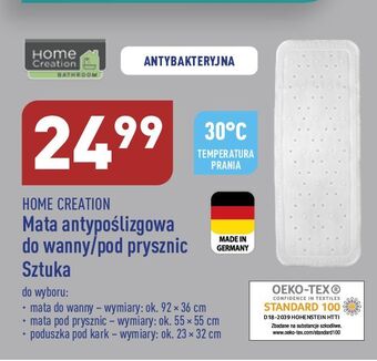 ALDI Mata antypoślizgowa do wanny home creation oferta