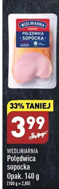 ALDI Poledwica sopocka wędliniarnia classic oferta