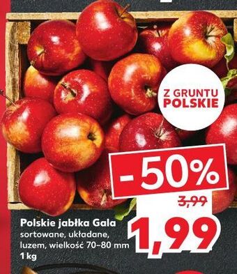 Kaufland Jabłka gala oferta