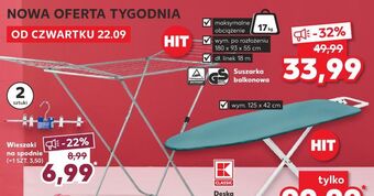 Kaufland Suszarka balkonowa 180 x 93 55 cm oferta