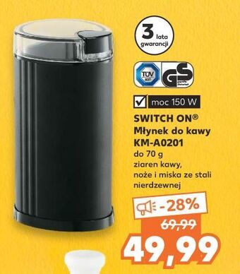 Kaufland Młynek do kawy km-a0201 switch on oferta