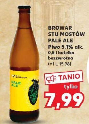 Kaufland Piwo browar stu mostów core pale ale oferta