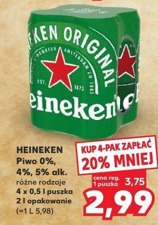 Kaufland Piwo heineken oferta