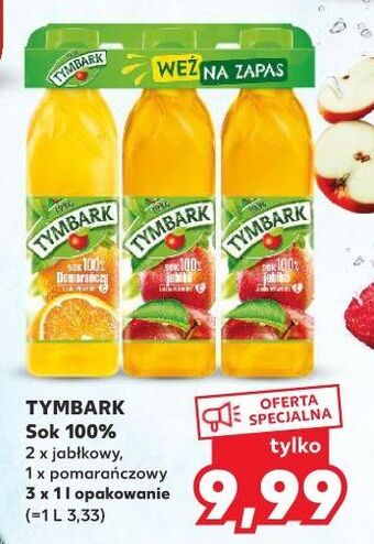 Kaufland Sok jabłkowy + pomarańczowy tymbark 1936 oferta