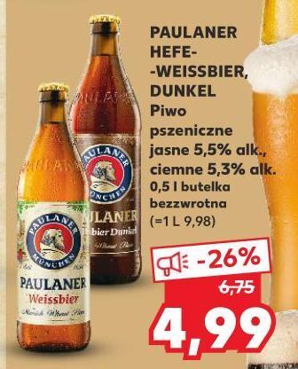 Piwo paulaner weissbier