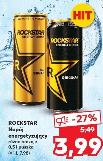 Napój energetyczny no sugar rockstar energy drink