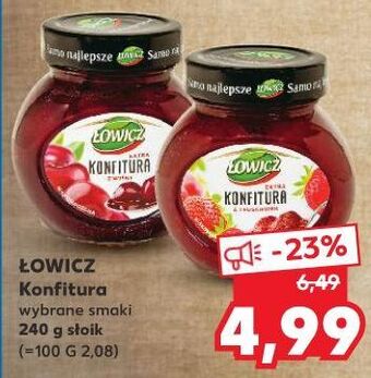 Kaufland Konfitura truskawkowa łowicz oferta