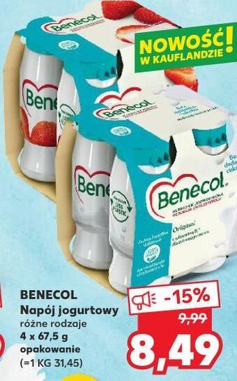 Kaufland Jogurt pitny naturalny benecol oferta