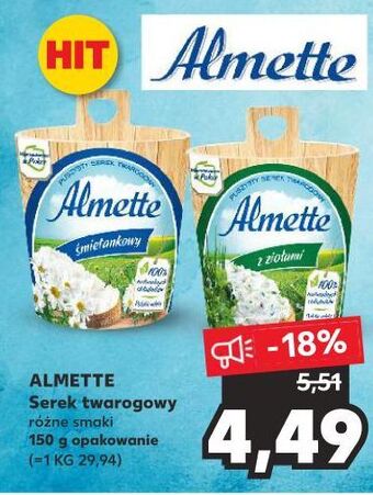 Kaufland Serek z ziołami hochland almette oferta