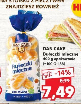 Kaufland Bułeczki mleczne dan cake oferta