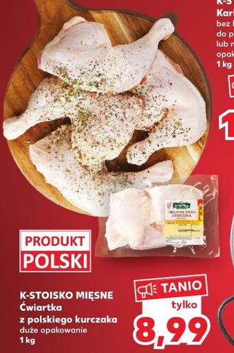 Kaufland Ćwiartka kurczaka tylna stoisko mięsne oferta