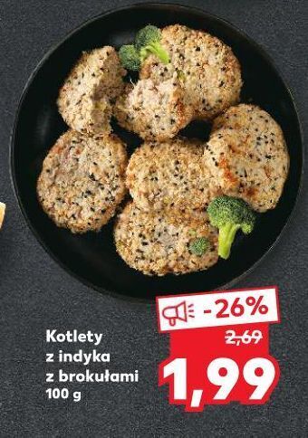 Kotlety z indyka brokułami