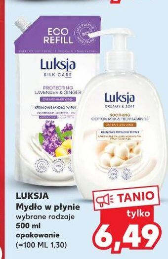 Kaufland Mydło w płynie cotton milk & provitamin b5 luksja creamy soft oferta