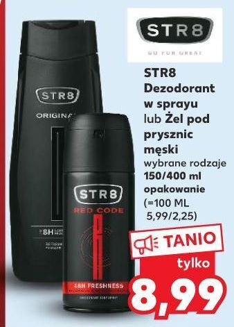 Kaufland Dezodorant str8 red code oferta