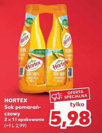 Kaufland Sok pomarańczowy hortex oferta