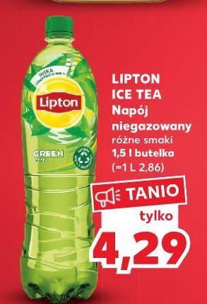 Kaufland Herbata mrożona classic lipton green ice tea oferta