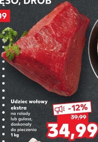 Kaufland Udziec wołowy ekstra bez kości oferta